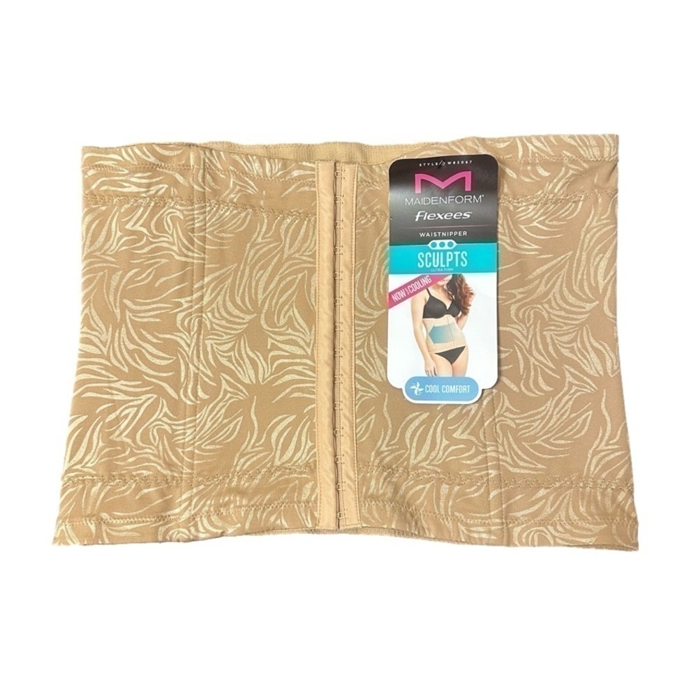 MAIDENFORM NWT Waistnipper Slimming Waist Size 2XL Nude Beige